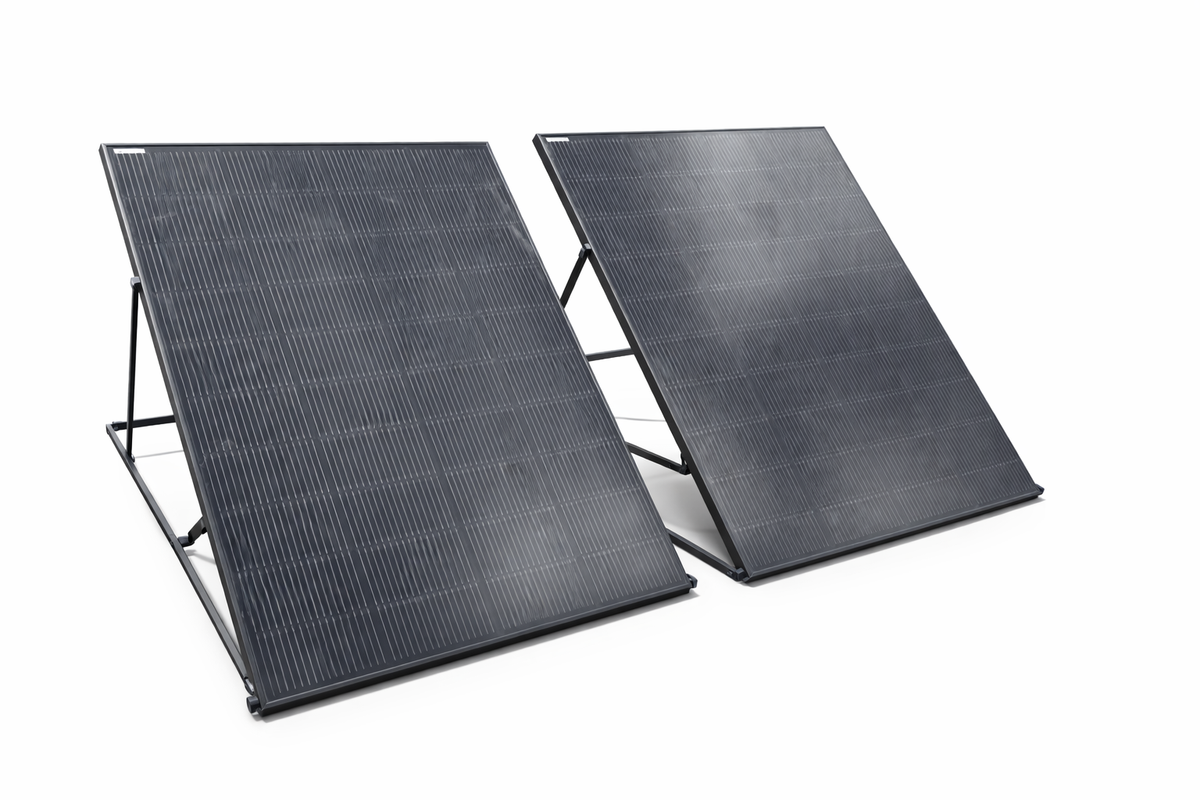 Lithox SP300-P355N balcony kit — solar panel on white background