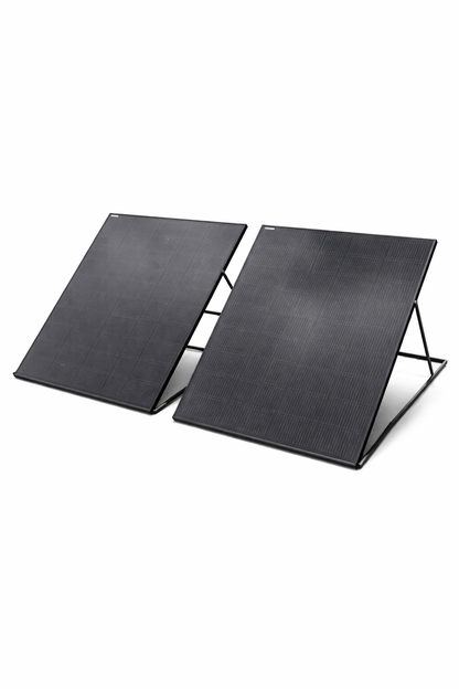 Lithox SP300-P355N balcony kit — solar panel on display